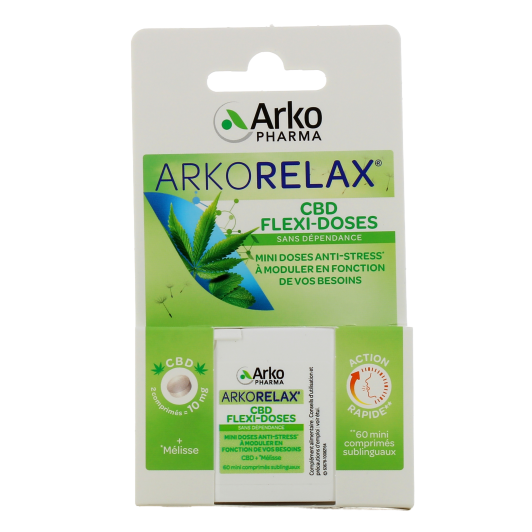 Arkorelax CBD Flexi-doses - Stress, Relaxation