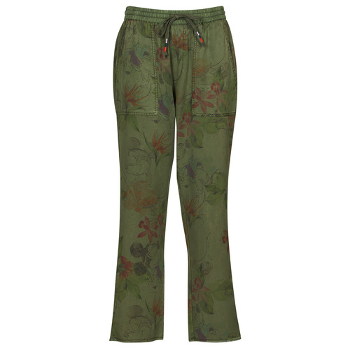 Desigual - PANT_MICKEY CAMO FLOWERS - kaki / Multicolore