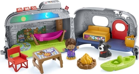Fisher-Price - Little People Camper Legesæt Med Lys Og Lyd