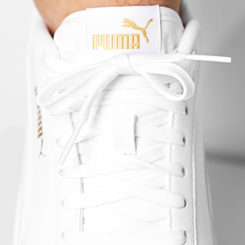 Baskets Puma Shuffle 309668 White White Puma Team Gold