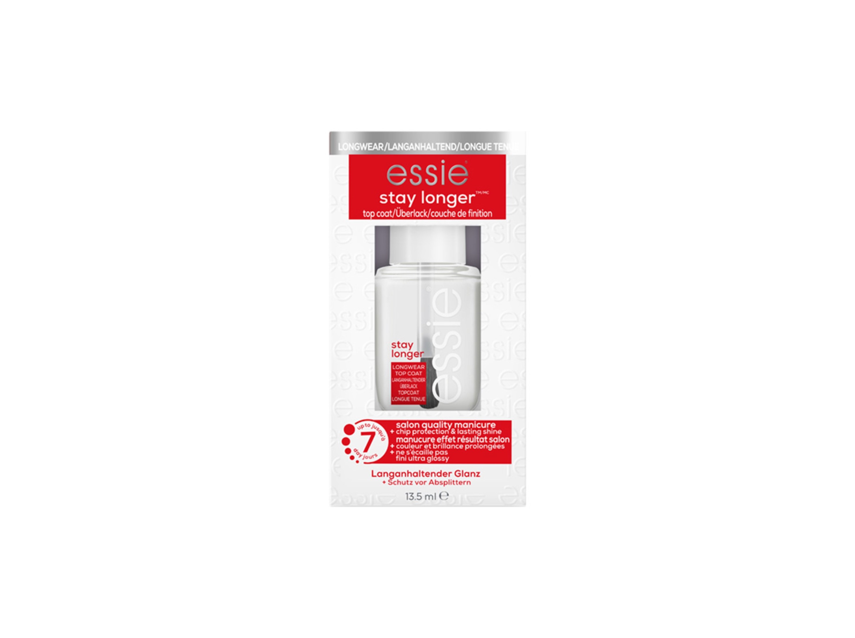 VERNIZ ESSIE TOP COAT STAY LONGER NU