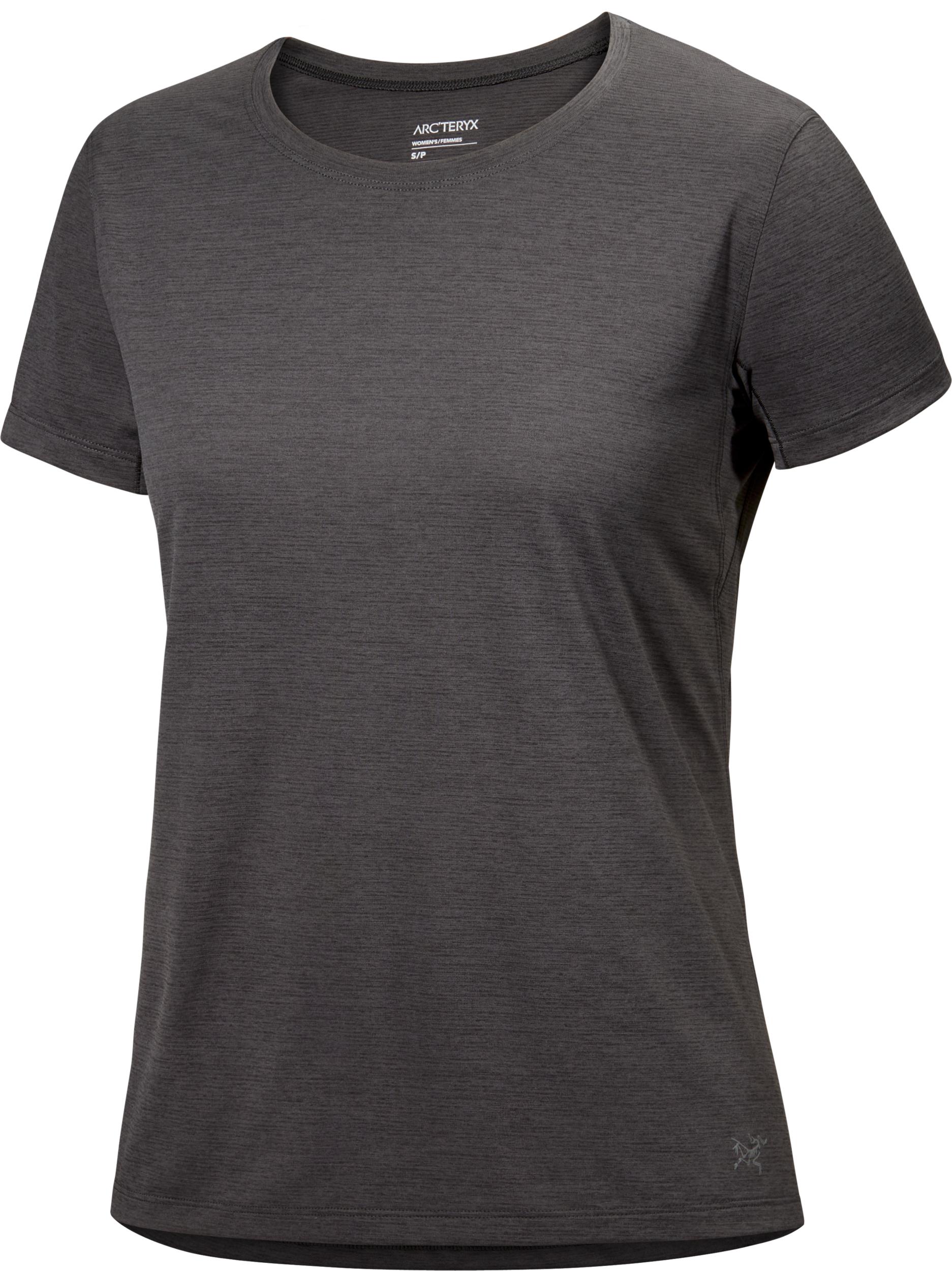Arcteryx Taema Crew SS Womens Black Heater