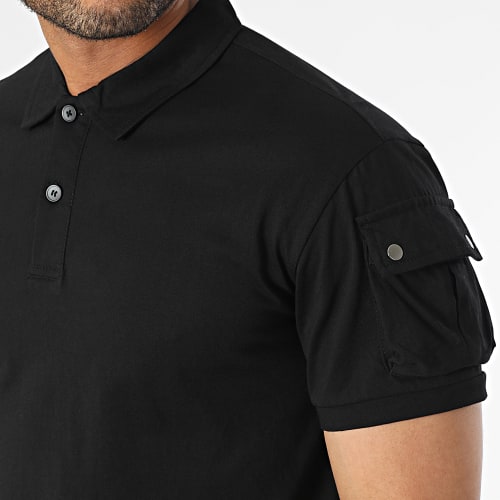 Polo Manches Courtes Noir