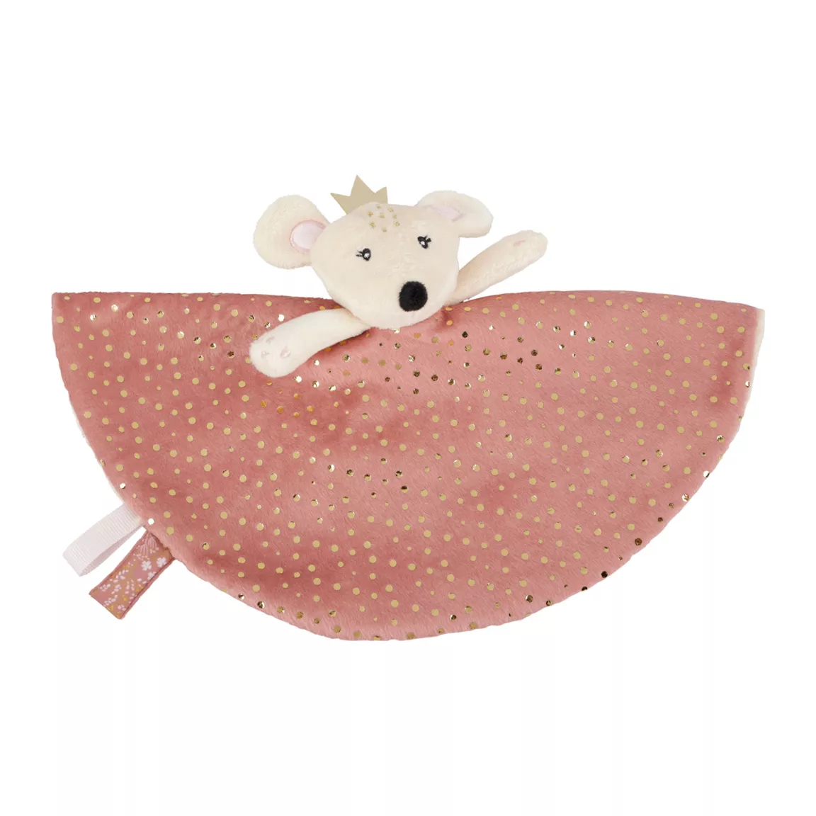 Doudou bébé (26 cm) Souris Rose