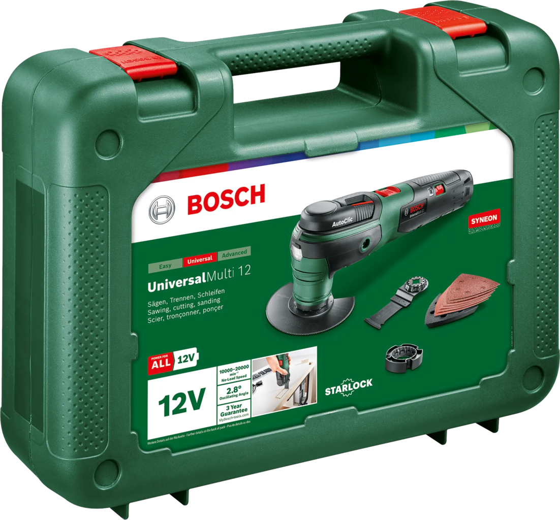 Bosch Home & Garden  UniversalMulti 12    Vielseitiges, kabelloses Multifunktionswerkzeug