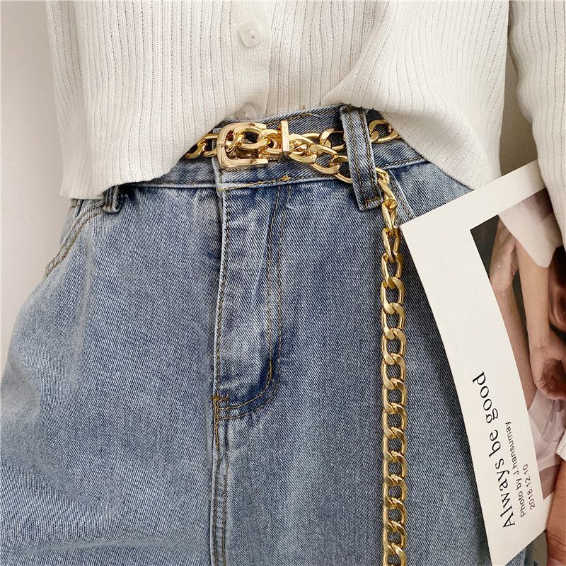 Coralline - Riem met muntbedel en gesp