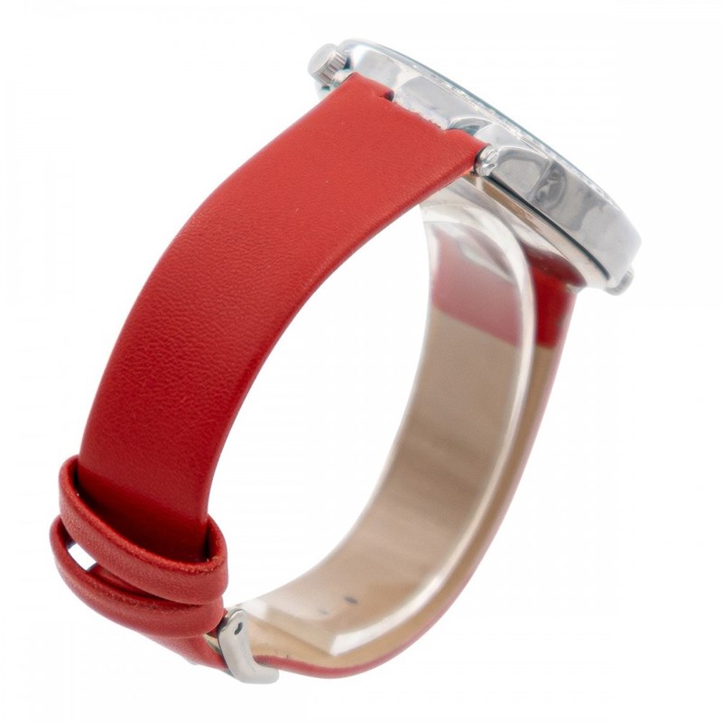 Montre Femme M. JOHN bracelet Cuir Rouge