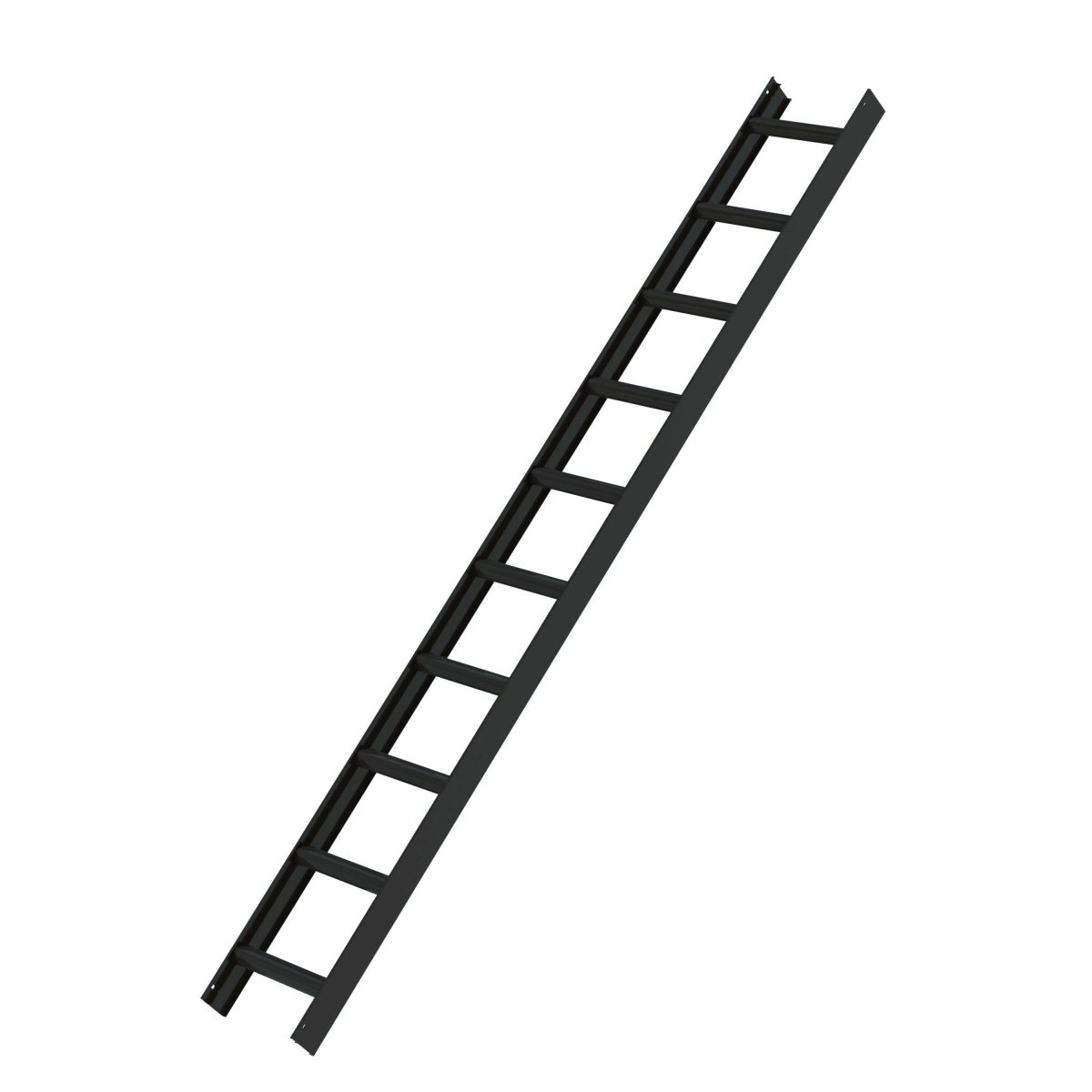 MUNK Aluminium Dakladder, 10 Sporten, Bruin