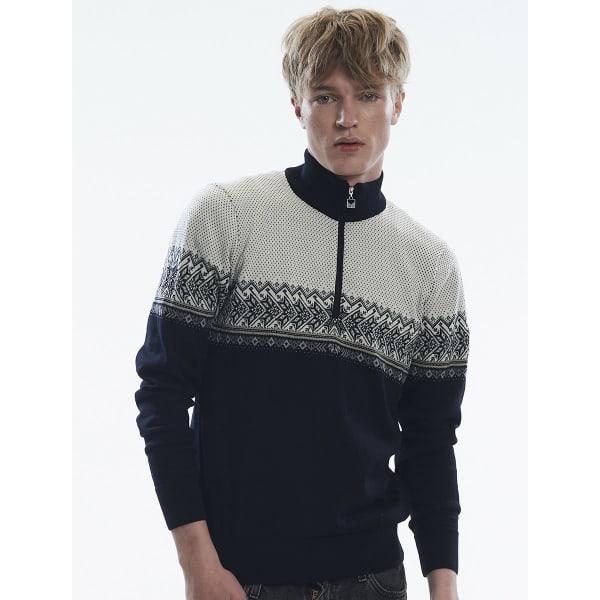 Pull DALE OF NORWAY HOVDEN M SWEATER BLACK LIGHTCHARCOAL SMOKE