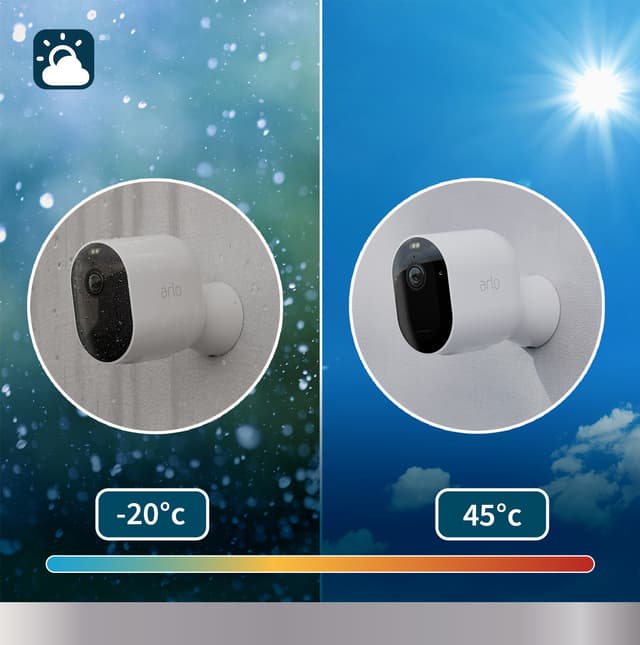 Arlo Pro 5 sikkerhedskamera (hvid/3-pak)