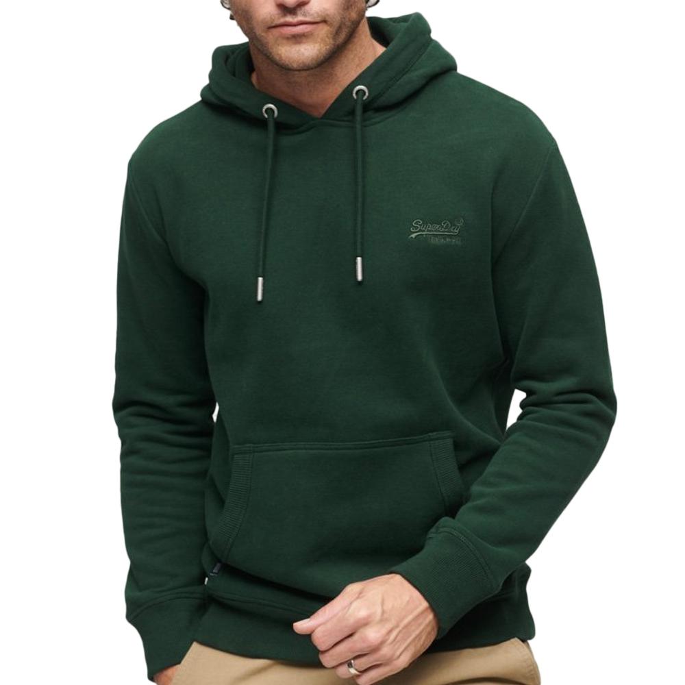 Superdry Sweat Vert Homme Superdry Essential Logo