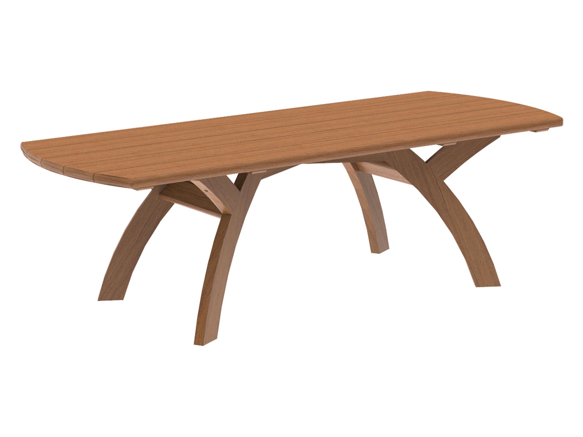 Table sorrento en teck 2.4mx1m