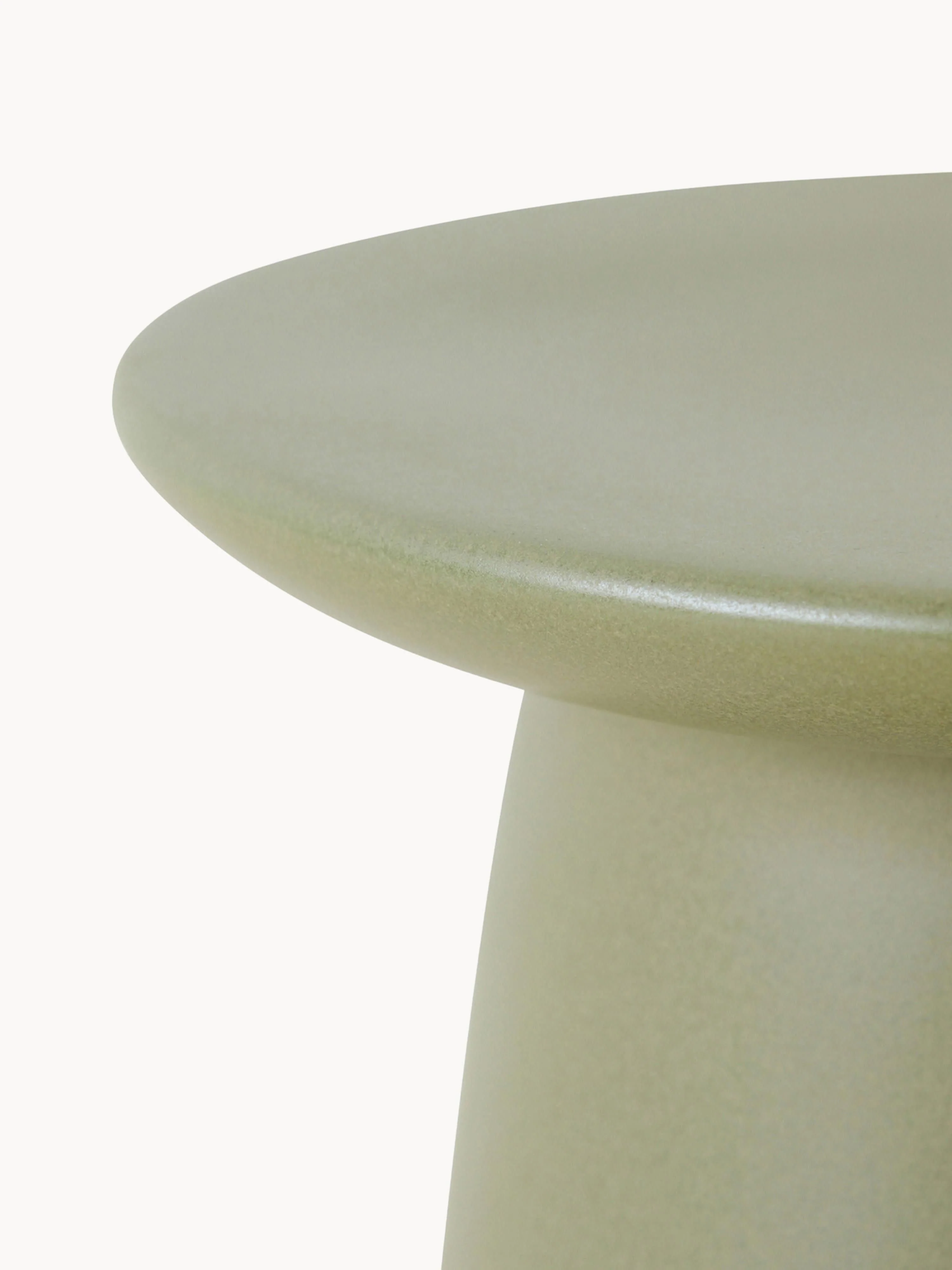 Ronde bijzettafel Dustan, handgemaakt