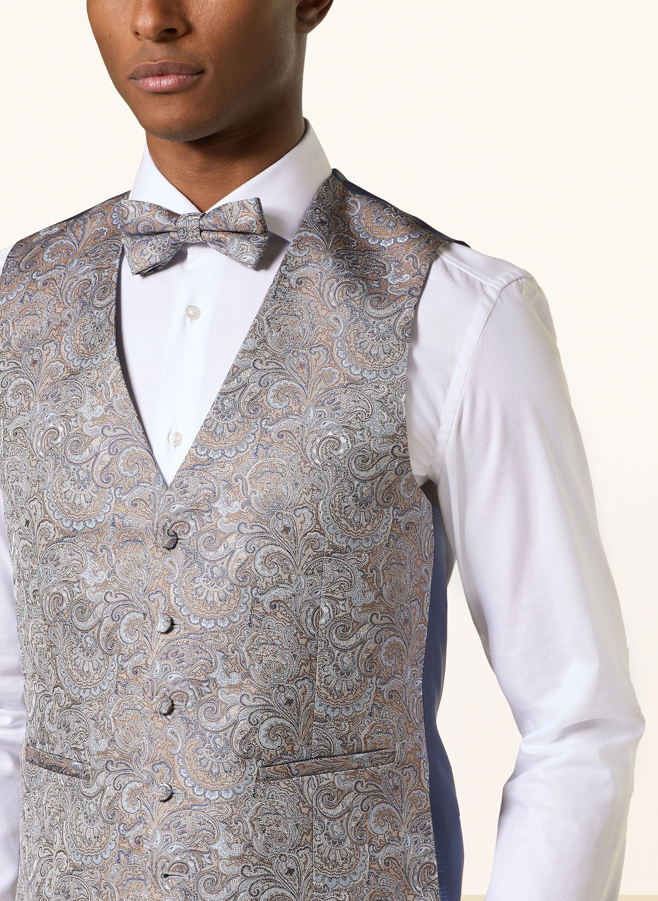 WILVORST Anzugweste Extra Slim Fit