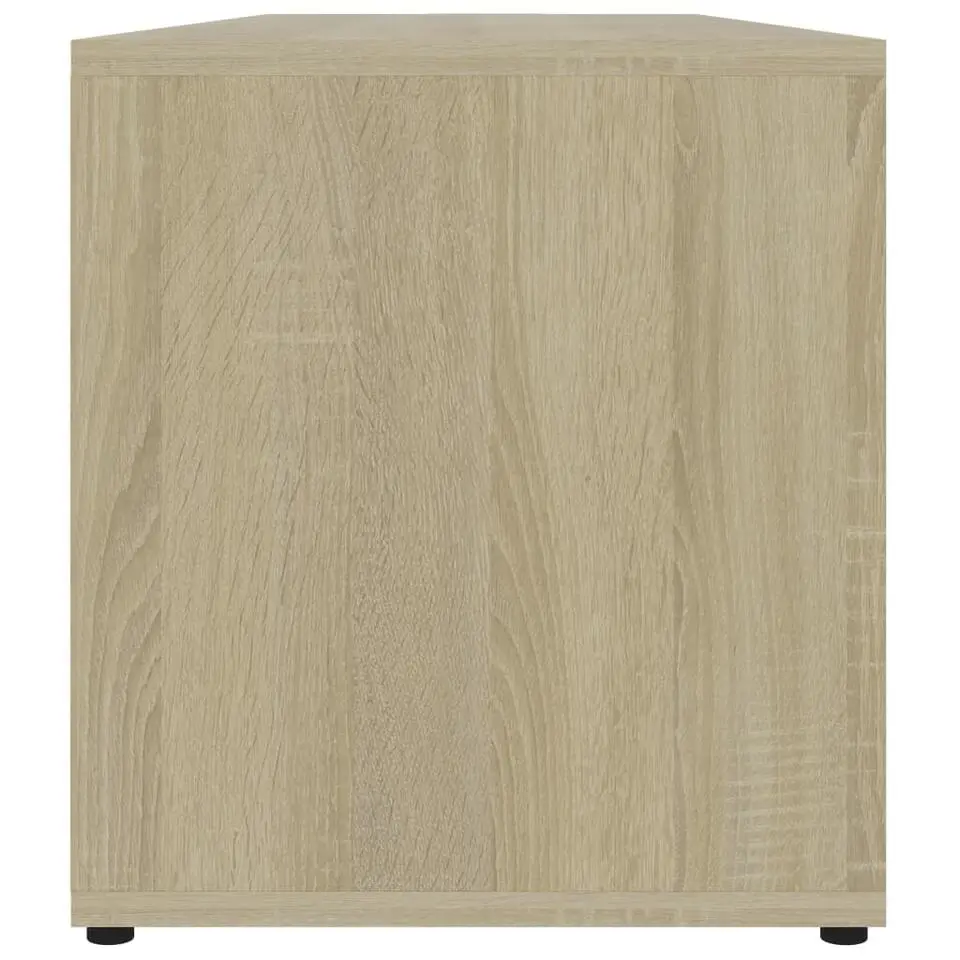 vidaXL - Tv-meubel - Bruin - Bewerkt hout