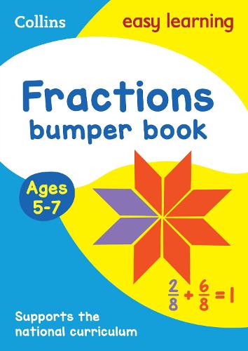 Fractions Bumper Book Ages 5-7: Ideal for Home Learning - Collins Easy Learning KS1 (Paperback)