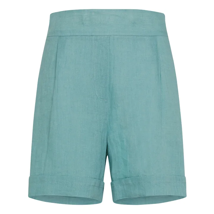 Momoni Short Manbru' Lin | Vert d'eau