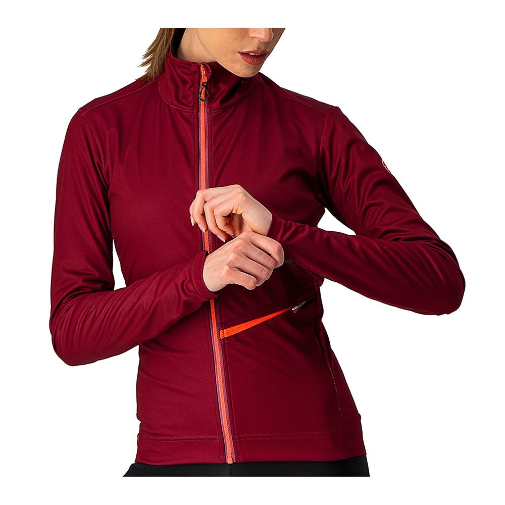 Castelli GO W - Veste Femme bordeaux/brilliant pink