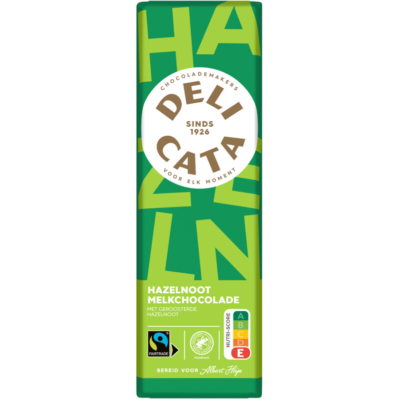 Delicata Reep melkchocolade hazelnoot