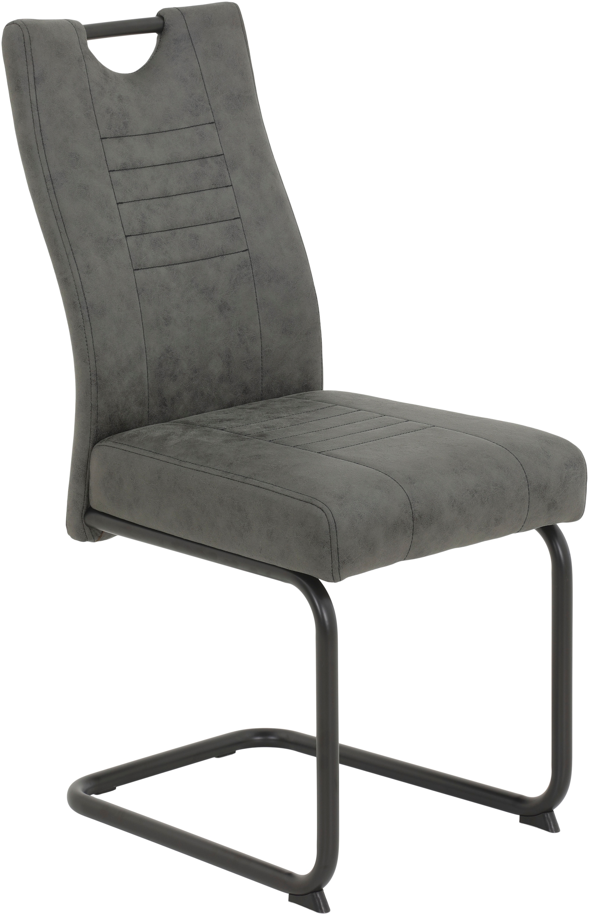 HELA Essgruppe »WESER« 7 Stk. tlg. Säulentisch 140-180x90 cm, Stuhl mit Federkorb, 140 kg belastbar