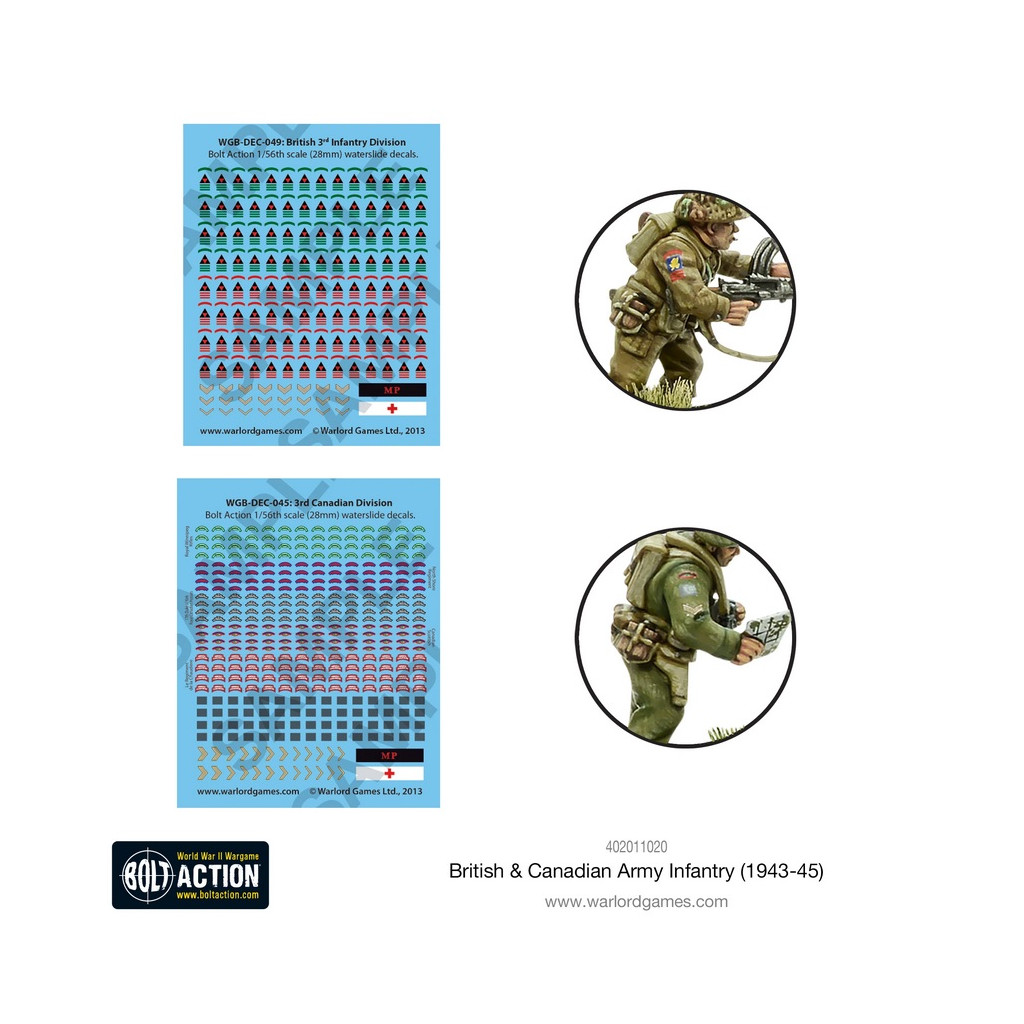 Bolt Action - British & Canadian Army (1943-45) Starter Army