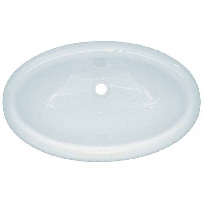 Waschbecken oval 450 x 275mm, weiß