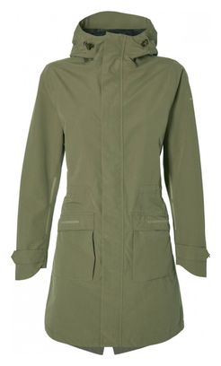 Parka de pluie vélo Basil Mosse Olive Femme
