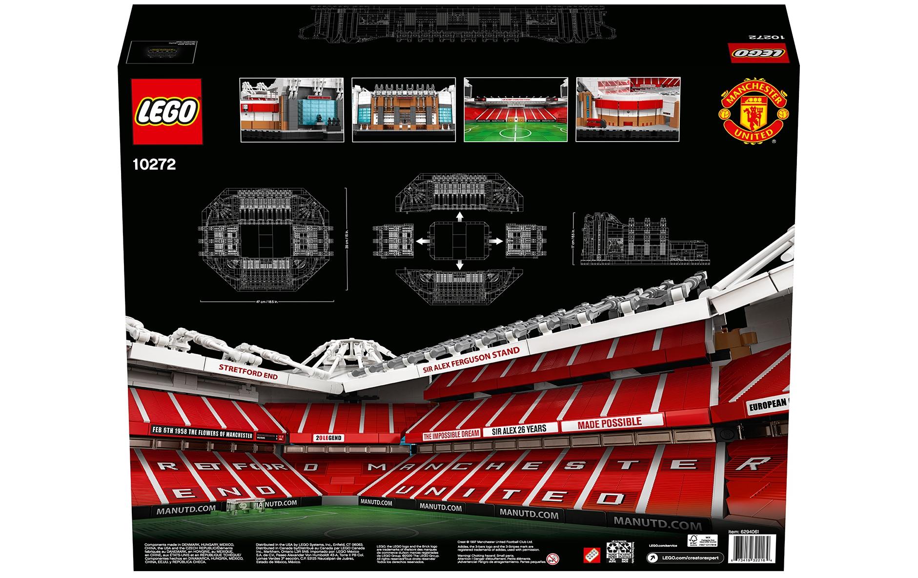 Icons Old Trafford – Manchester United 10272<br>Anspruchsvolles Bauprojekt für Fans von Manchester United