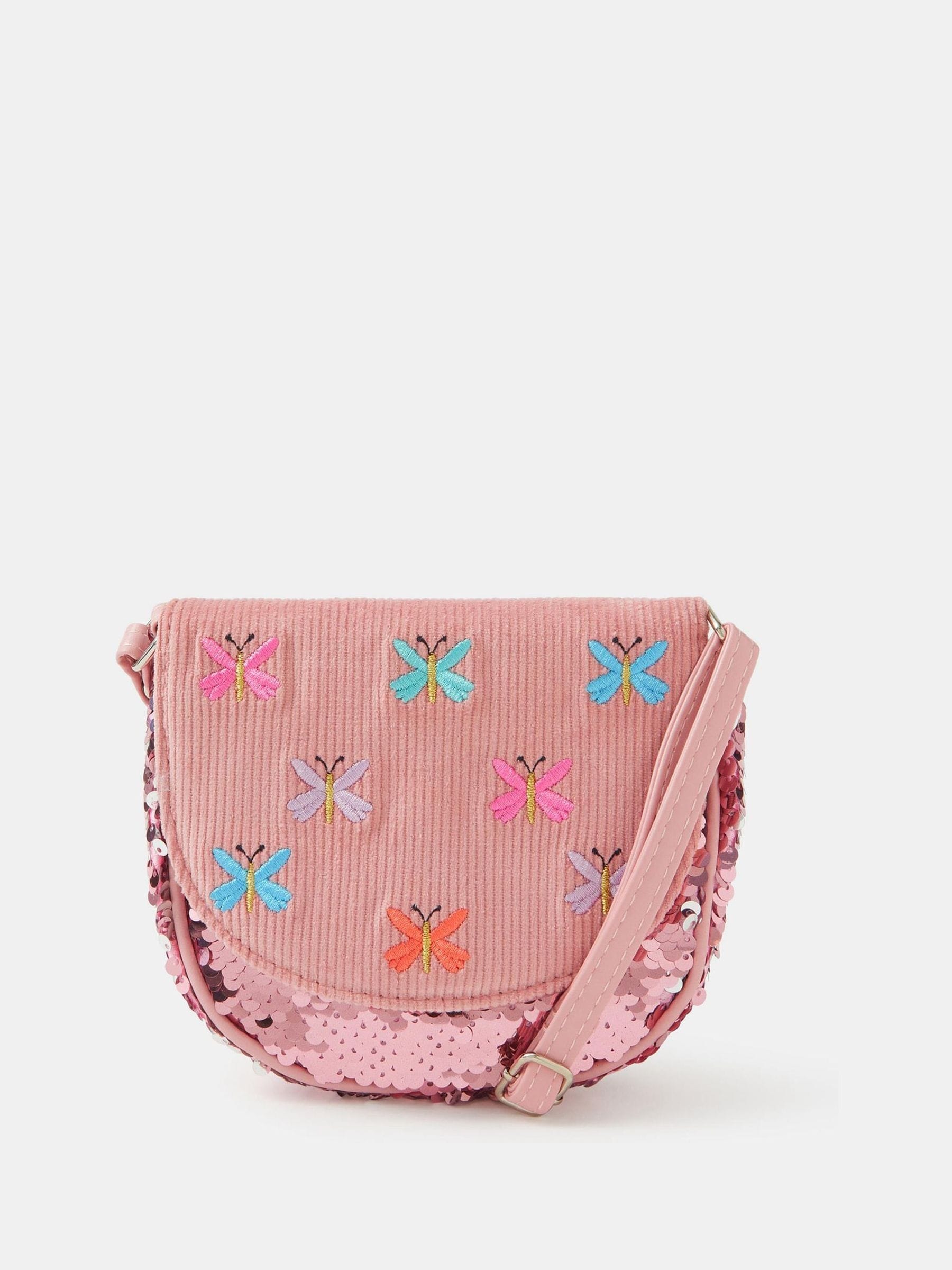 Angels By Accessorize Girls Sequin Butterfly Cross-Body Bag