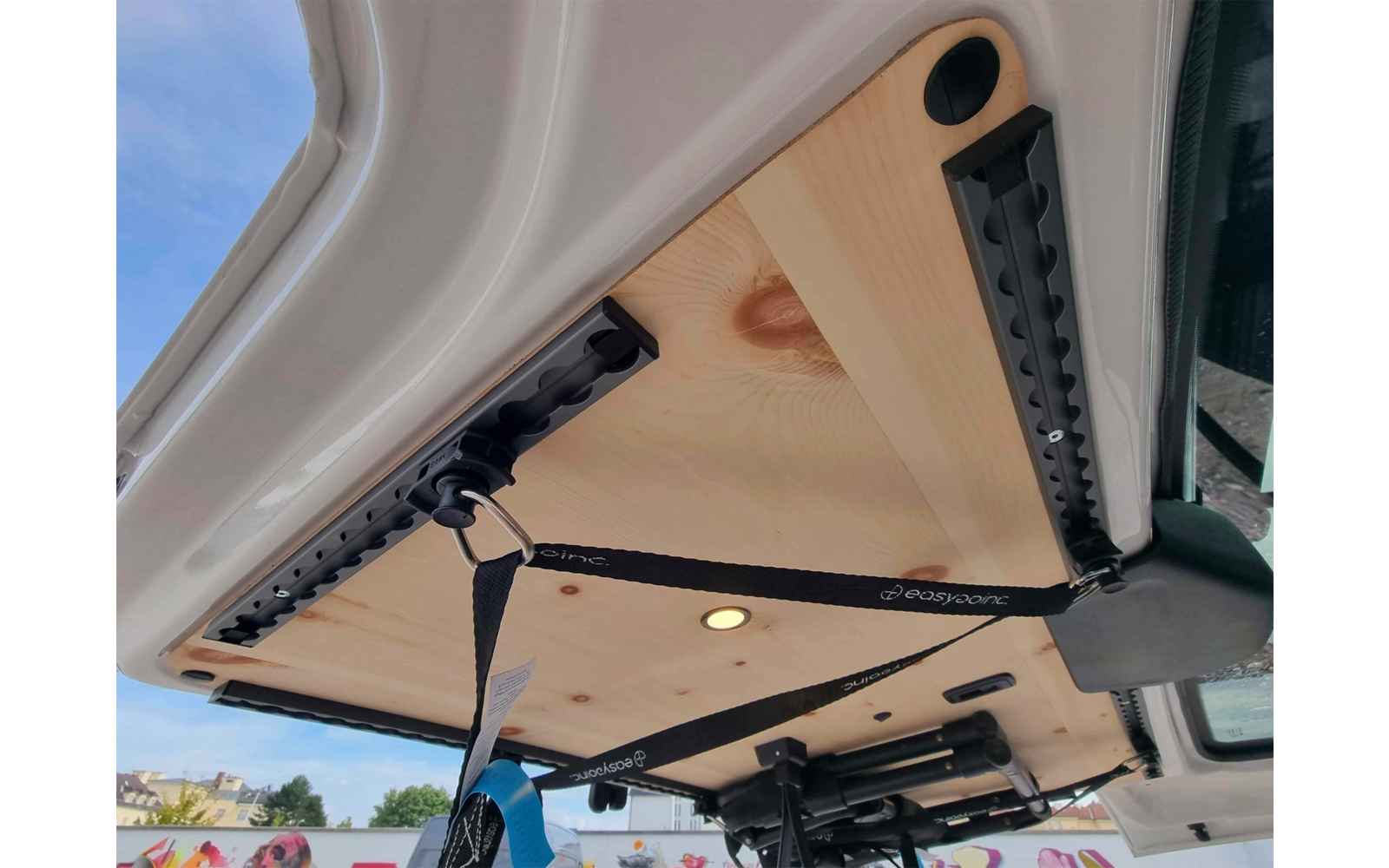 easygoinc. Airlineschienen-Montagesatz für Heckklappe VW T6/T6.1 Silber