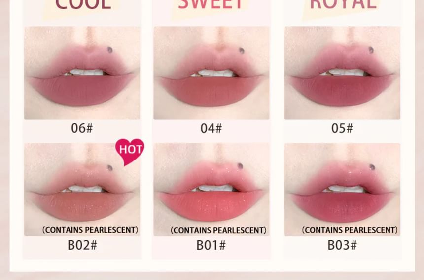 FLORTTE - Matte Lip Cream - 3 kleuren (1-3)
