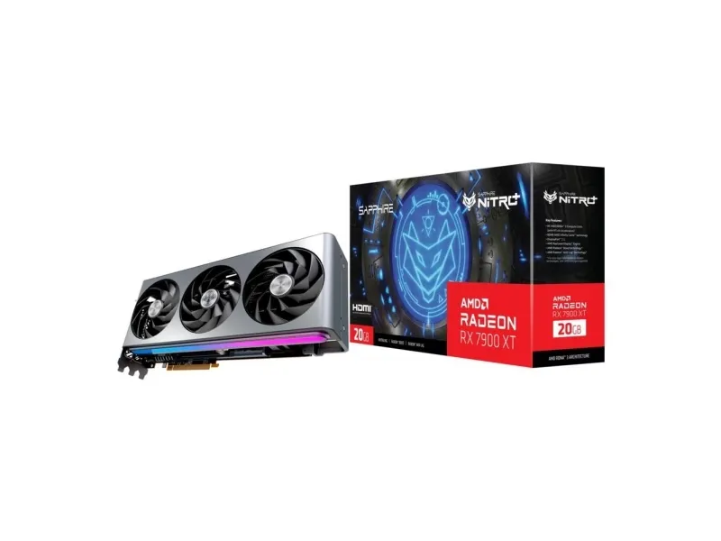 Sapphire NITRO  Radeon RX 7900 XT Vapor-X - Grafikkort - Radeon RX 7900 XT - 20 GB GDDR6 - PCIe 4.0 x16 - 2 x DisplayPort, 2 x HDMI