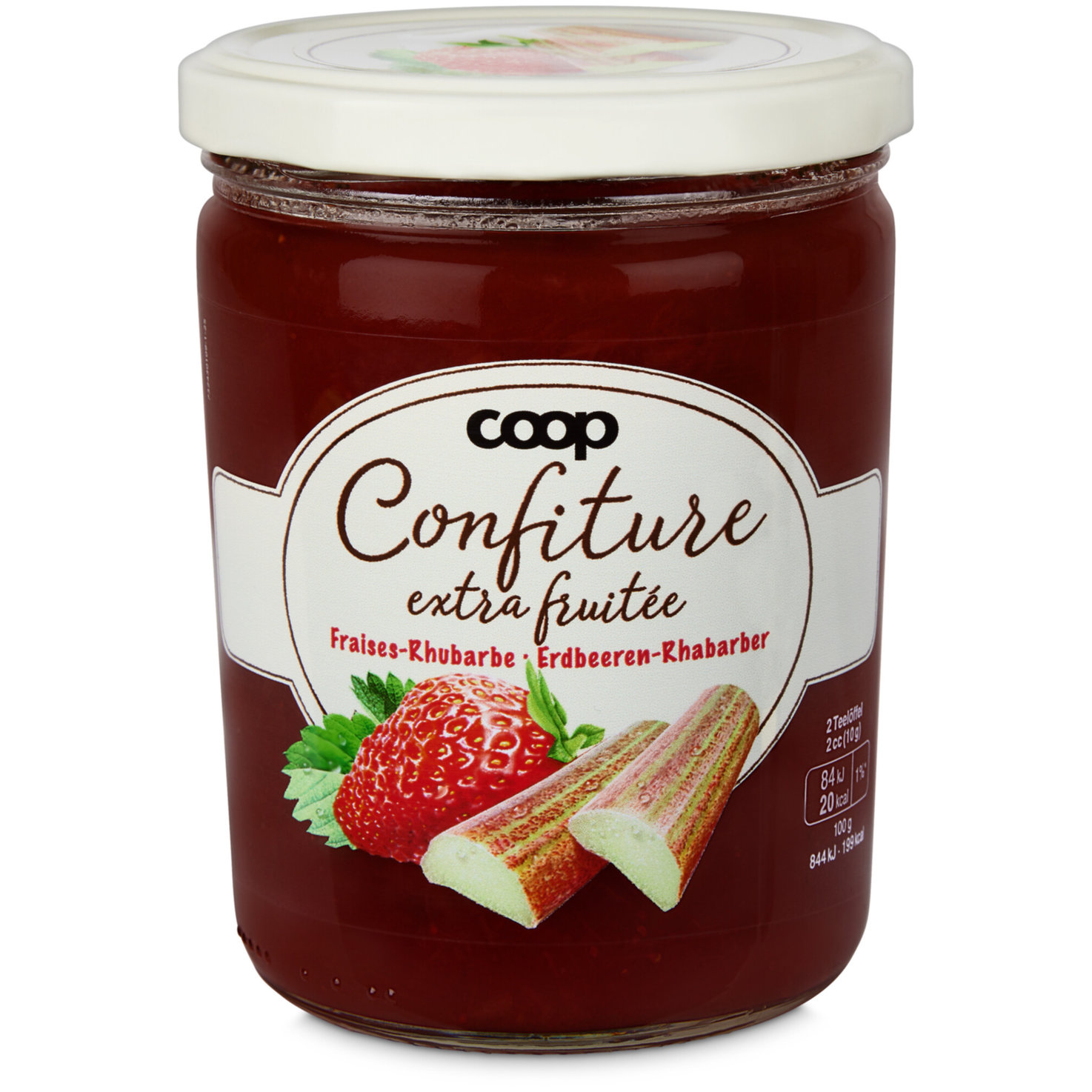 Erdbeeren & Rhabarber Konfitüre