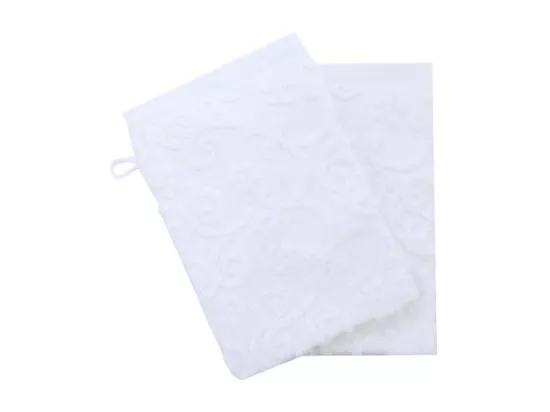 Lot de 2 Gants de Toilette 