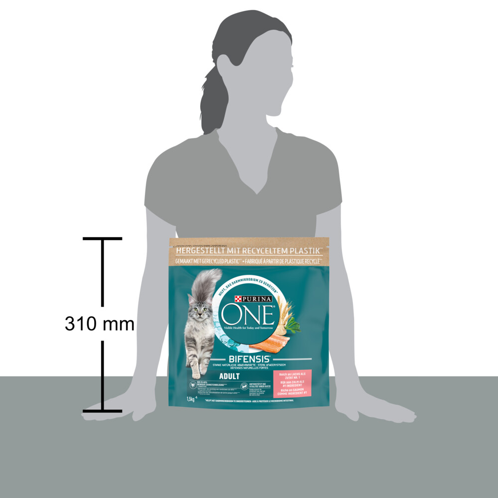 Purina ONE Adult Zalm - Volkoren Granen1,5 kg