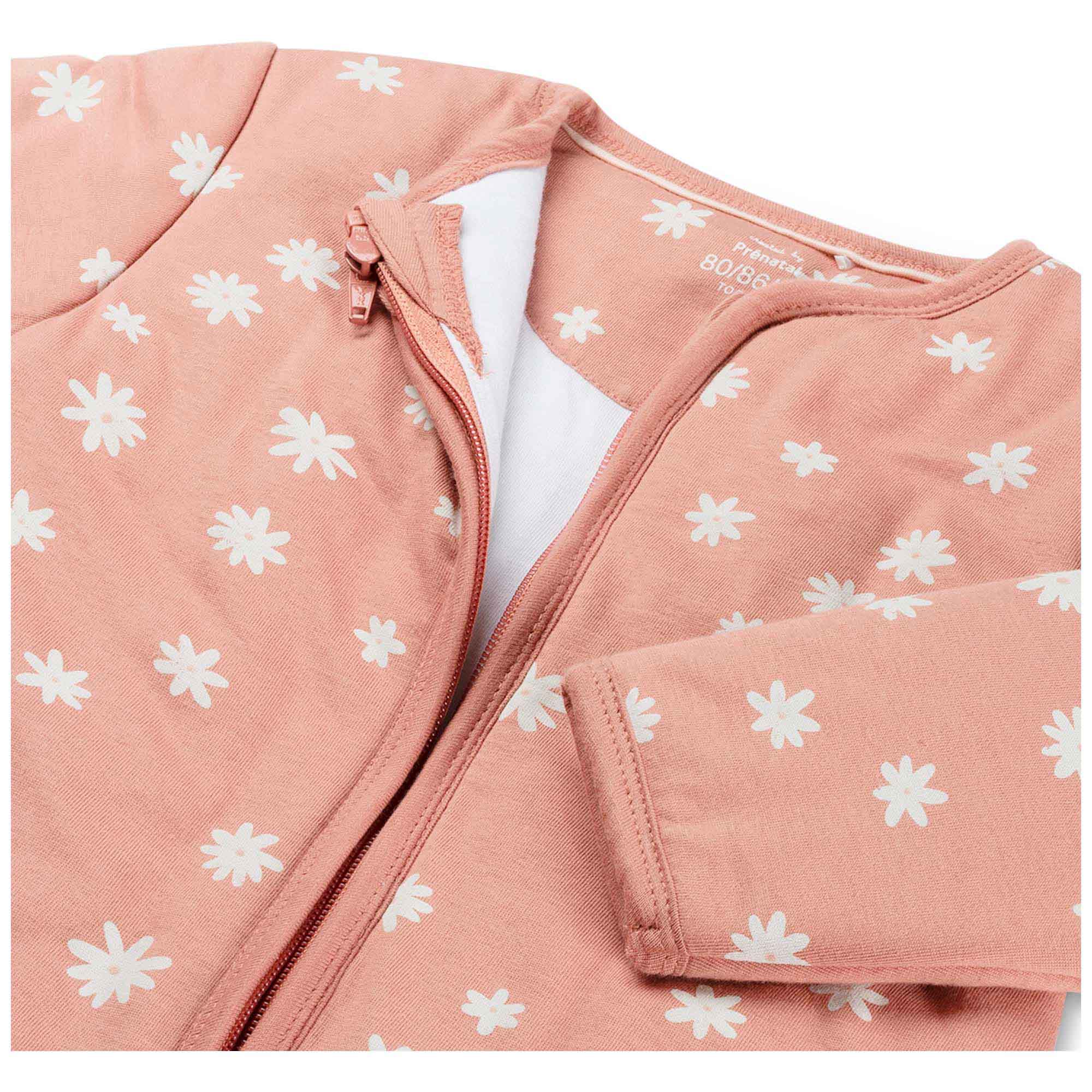 Prénatal slaapzak leli roze
