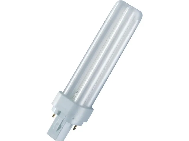 OSRAM DULUX D - Ikke-integreret kompakt fluorescerende lyspære - form: T11 - G24d-3 - 26 W - klasse G - 3000 K