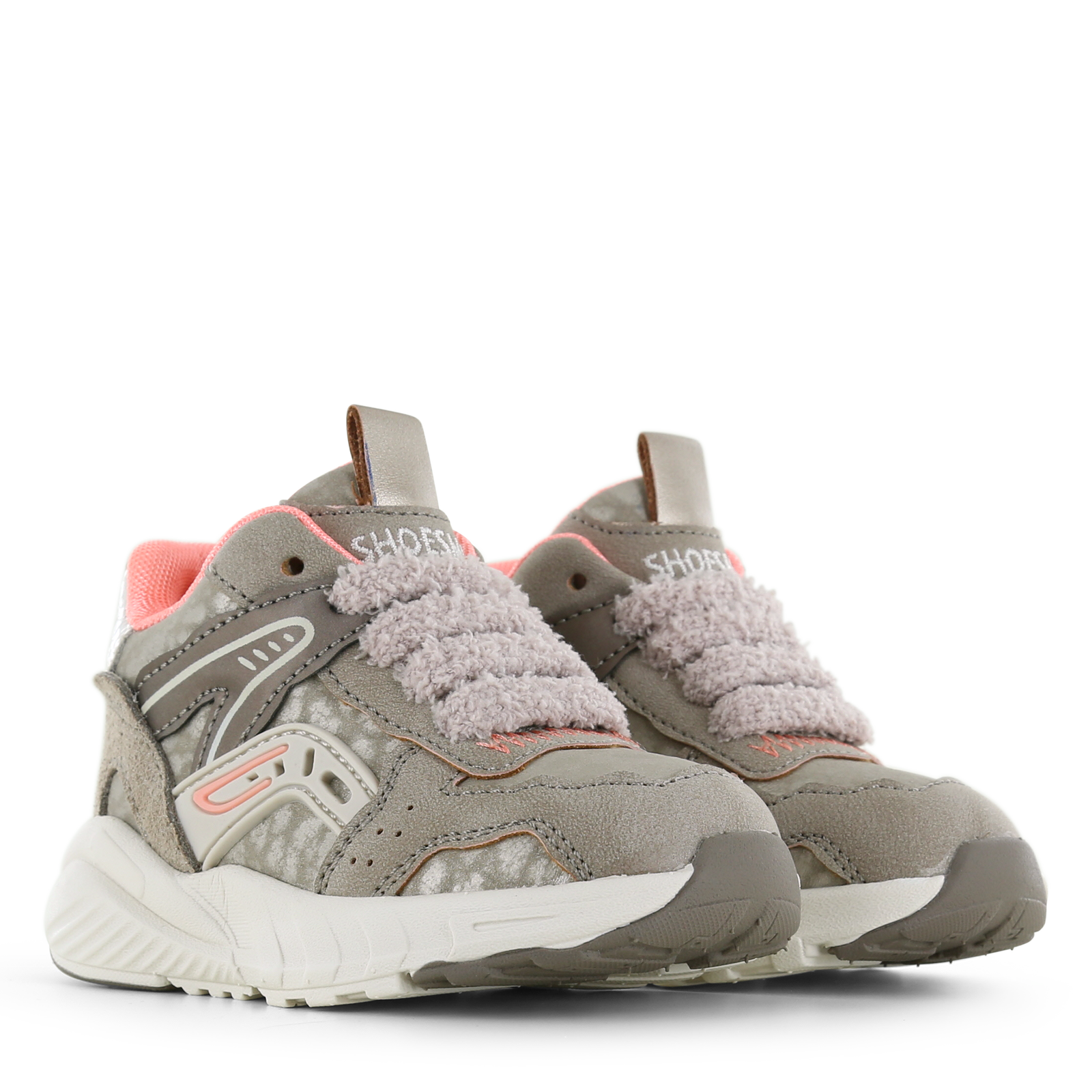 Shoesme sportief shiny sneakertje Microfiber nubuck, Suède | Sale