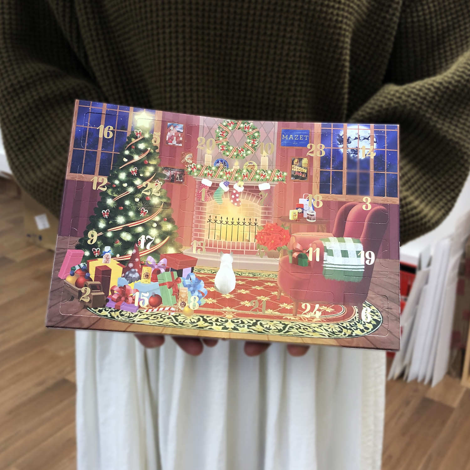 Calendrier de l'avent gourmand Mazet Confiseur