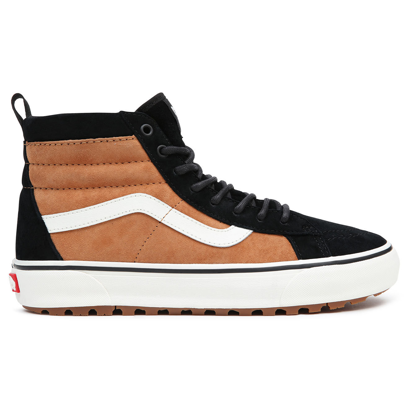 Vans Baskets en Velours de Cuir SK8-Hi MTE-1 noir/marron