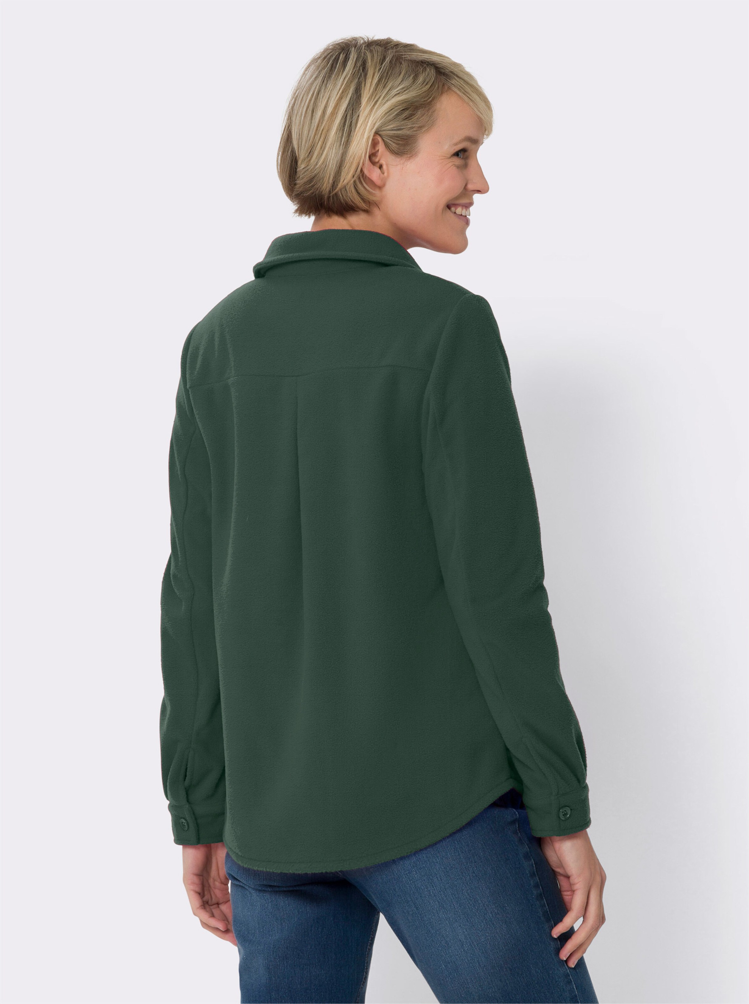 Fleece-Bluse