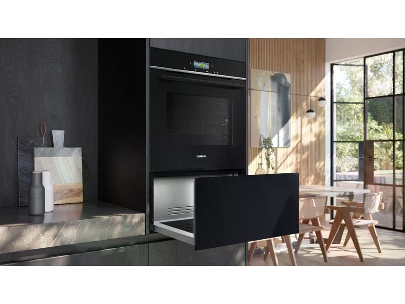 Siemens Wärmeschublade BI710D1B1 Schwarz Einbau-Wärmeschublade