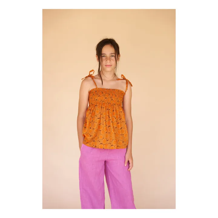 Longlivethequeen Pantalon Ample Lin | Mauve