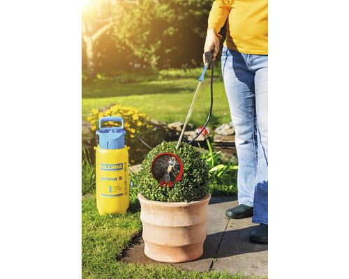 GLORIA 270° Plantenbeschermingsset - met 2-in-1 multifunctionele sproeikop, besproeiing binnenin planten, anti-buxusmot