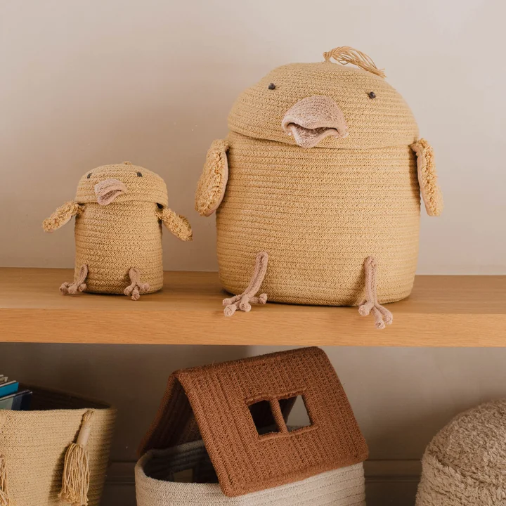 Lorena Canals - Spiel- und Aufbewahrungskorb, mini Rita the Rabbit, creme
