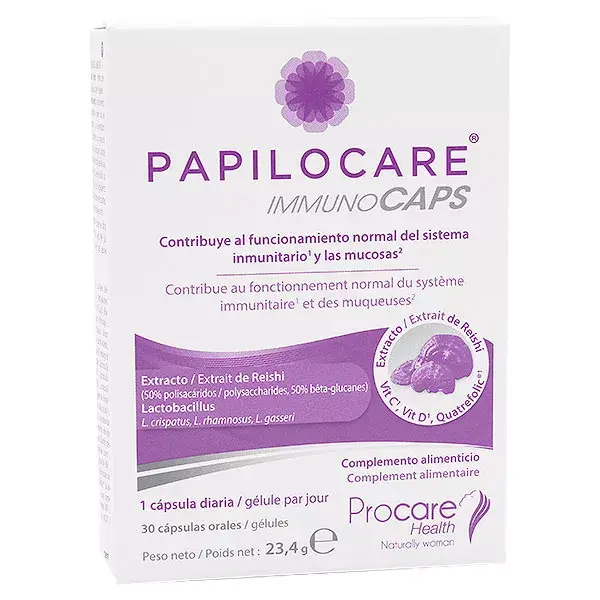 Procare Health Papilocare Immunocaps 30 cápsulas
