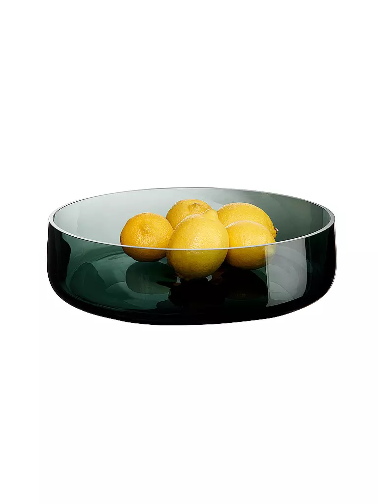 ASA SELECTION Glasschale AJANA groß 21,5cm Green dunkelgrün