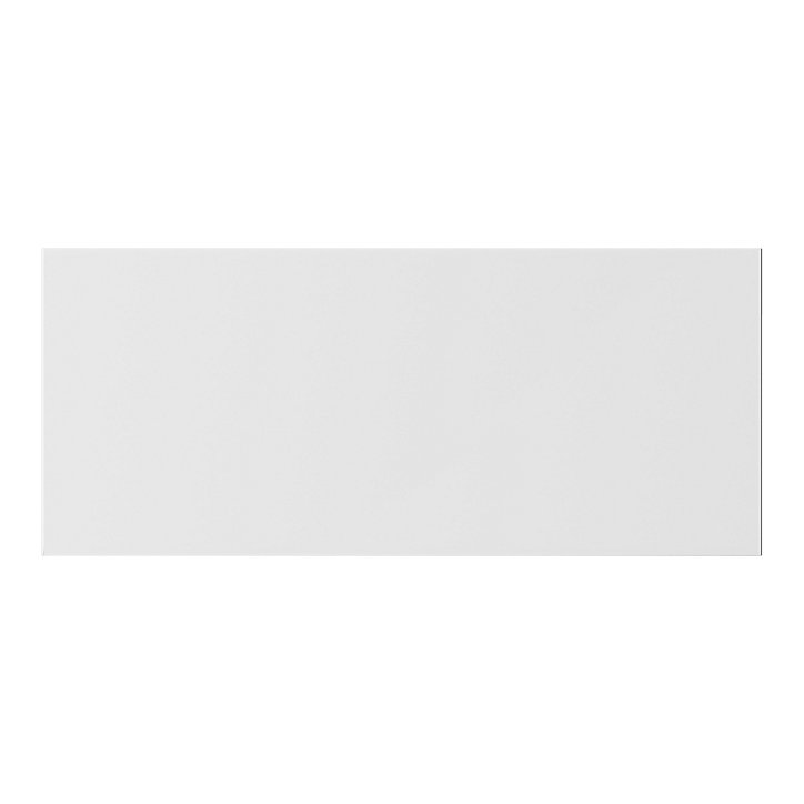 Lot de 2 façades tiroir Stevia blanc brillant L. 80 cm x H. 34 cm Caraway Innovo GoodHome