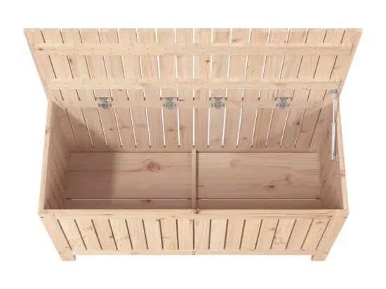 Boîte de rangement de jardin 115x49x60 cm Bois massif de pin