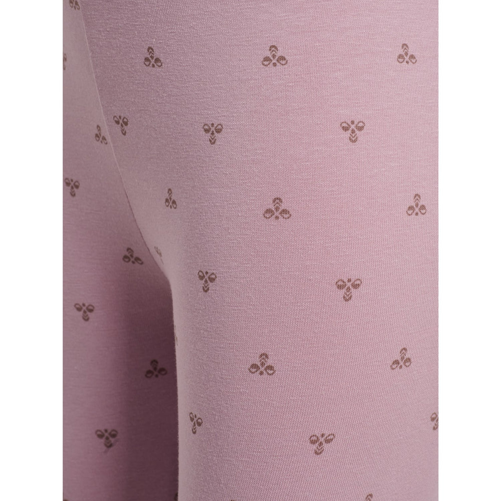 Køb Hummel Mauve Shadow Mini Bee Aop Leggings